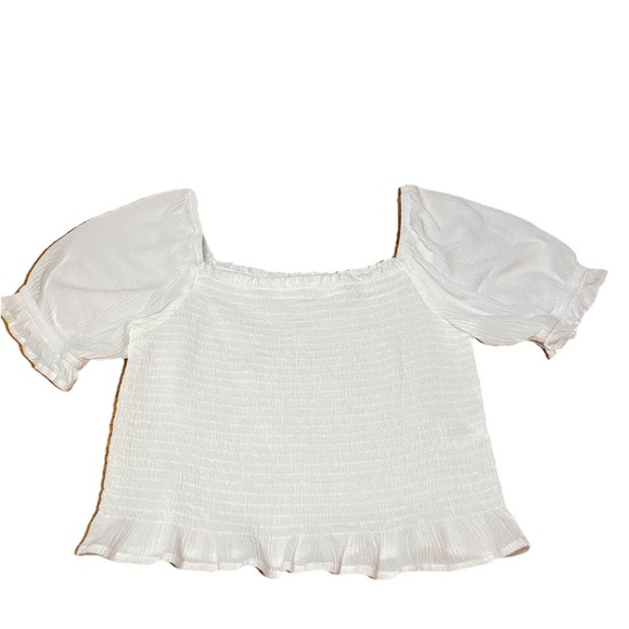 SO WHITE RUFFLE BLOUSE - Picture 2 of 4